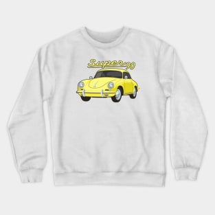 356 B Super 90 gt coupe Car classic vintage retro yellow Crewneck Sweatshirt